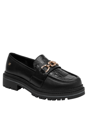 Mocasín Cuero Mujer