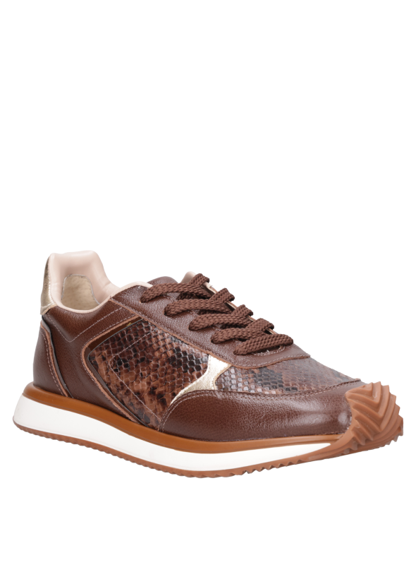 Zapatilla Cuero Mujer