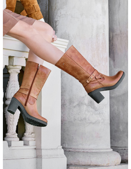 Bota Cuero Mujer