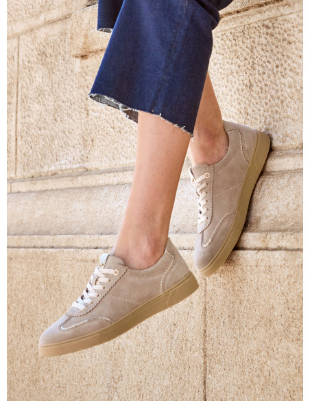 Zapatilla Cuero Mujer