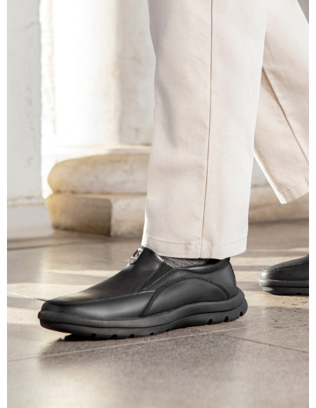 Mocasín Cuero Hombre