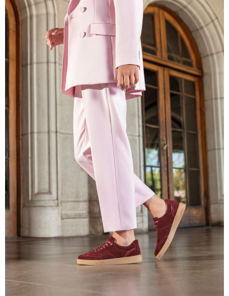 Zapatilla Cuero Mujer