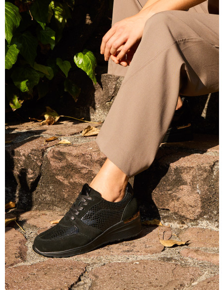 Zapatilla Cuero Mujer