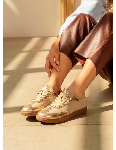 Zapatilla Cuero Mujer