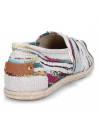 Alpargata multicolor de mujer estilo informal para verano.