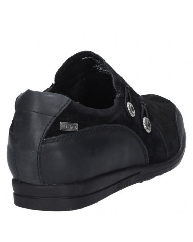 Zapato femenino negro, casual y ligero, perfecto para el día a día.