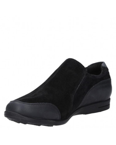 Zapato de mujer negro, estilo casual, confort asegurado.
