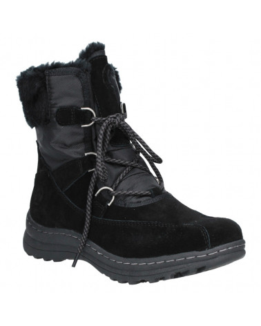 Botín casual Panama Jack A716, cuero negro de alta calidad, versátil y resistente.