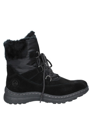 Botín casual Panama Jack A716, cuero negro de alta calidad, versátil y resistente.