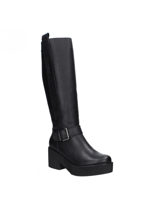 botas de cuero pollini