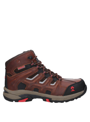 Zapato de Seguridad Hombre - WATER RESISTANT Zapato café de hombre, resistente a impactos y desgarres, con planta aislante.