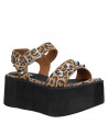 Sandalia Mujer B331 Zappa animal print
