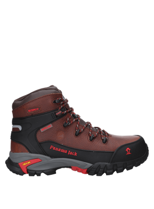 Zapato de Seguridad Hombre - WATERPROOF Zapato de seguridad café para hombre, cuero waterproof, resistente a impactos y desgarros.