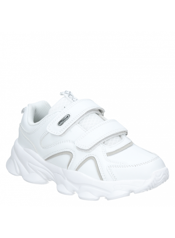 Zapato de Colegio Unisex E183 Pluma blanco