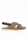 Sandalia Mujer D653 Dakota animal print
