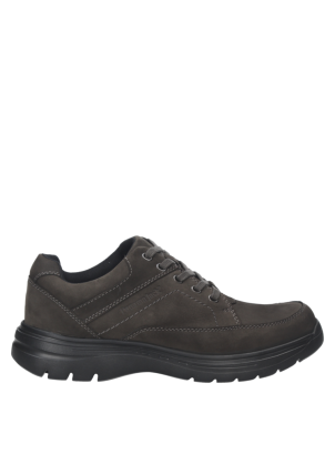 Zapato de Cuero Hombre Zapato Panama Jack C666 gris para hombre, cuero gamuzado, combina resistencia y comodidad.
