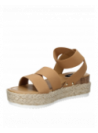 Sandalia Mujer D258 Pollini cafe