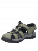 Sandalia verde para hombre, estilo casual, diseño resistente y cómodo para el verano.