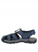 Sandalia azul de hombre, casual y resistente, adecuada para actividades al aire libre.