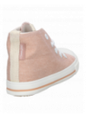 zapatilla rosa de niña, diseño casual y resistente para uso diario.
