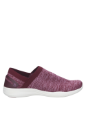 zapatilla cómoda burdeos mujer estilo casual, suave y maleable