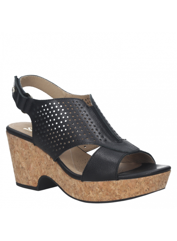 Sandalia Mujer D021 16 Hrs negro