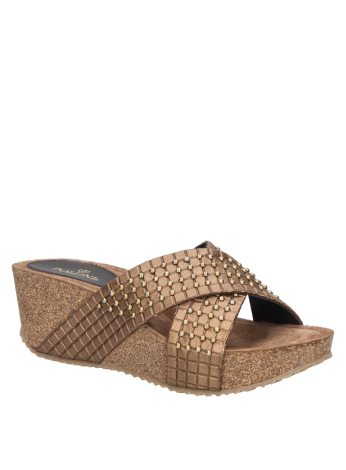 Sandalia Mujer D289 Pollini bronce