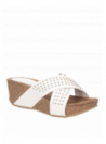 Sandalia Mujer D289 Pollini blanco