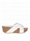 Sandalia Mujer D289 Pollini blanco