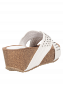 Sandalia Mujer D289 Pollini blanco