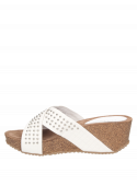Sandalia Mujer D289 Pollini blanco
