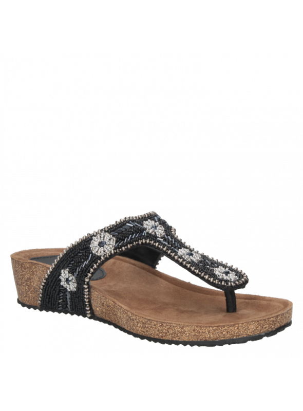 Sandalia Mujer D290 Pollini negro