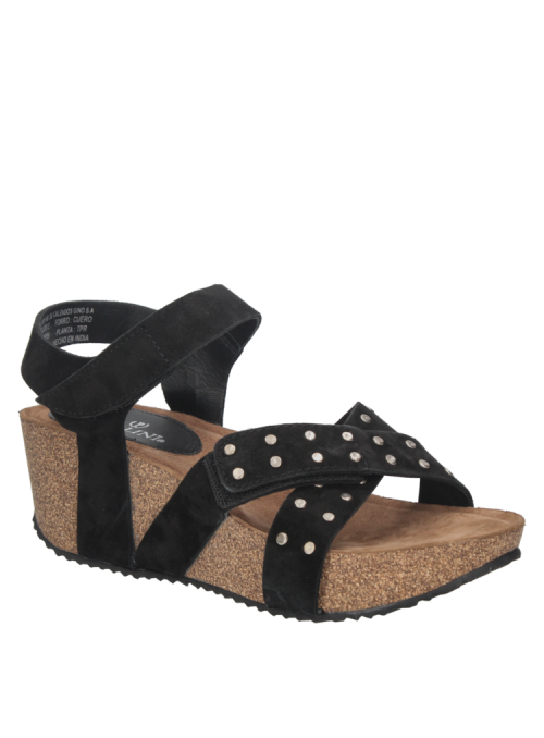 Sandalia Mujer D292 Pollini negro