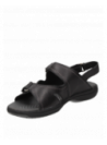 Sandalia Mujer D014 16 Hrs negro