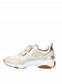 Zapatilla casual blanca Pollini C101, estilo femenino y actual.