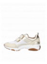 Zapatilla casual blanca Pollini C101, estilo femenino y actual.