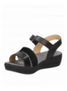Sandalia Mujer D009 16 Hrs negro