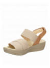 Sandalia Mujer D011 16 Hrs beige