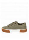 Zapatilla Mujer F798 Panama Jack verde