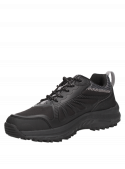 Zapatilla negra de mujer Panama Jack F797, material sintético/textil para un ritmo de vida dinámico.