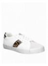calzado urbano blanco Pollini para mujer, elegante combinación de materiales sintético y cuero.